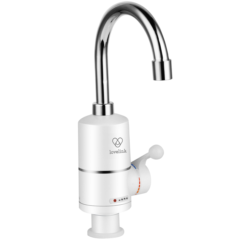 热恋(LoveLink)电热水龙头 速热小厨宝 即热式电热水器 冷热厨卫两用 DF01大弯(下进水款)