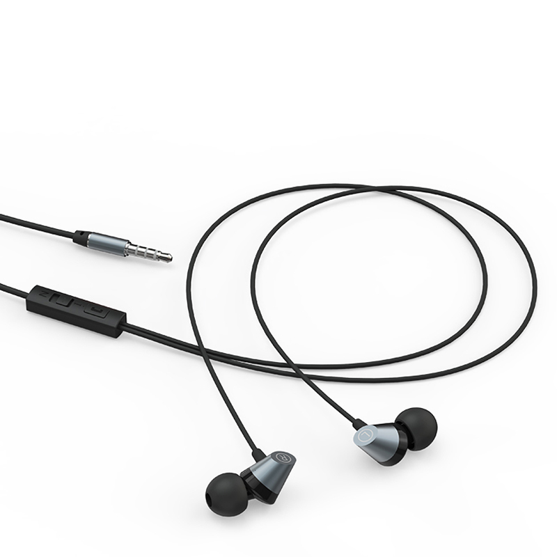 JOWAY乔威HP22线控耳机 入耳式手机音乐耳机耳麦3.5mm通用 红色