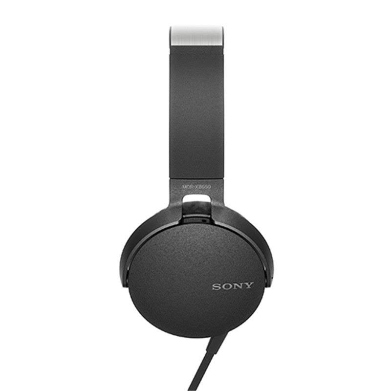 Sony/索尼 MDR-XB550AP 头戴式立体声免提通话耳机 有线控（黑色）图片