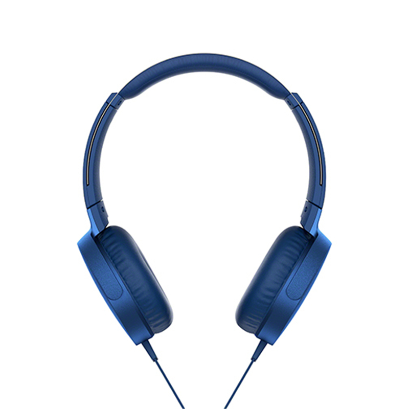 Sony/索尼 MDR-XB550AP 头戴式立体声免提通话耳机（蓝色）