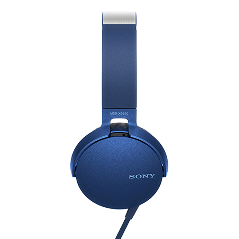 Sony/索尼 MDR-XB550AP 头戴式立体声免提通话耳机（蓝色）