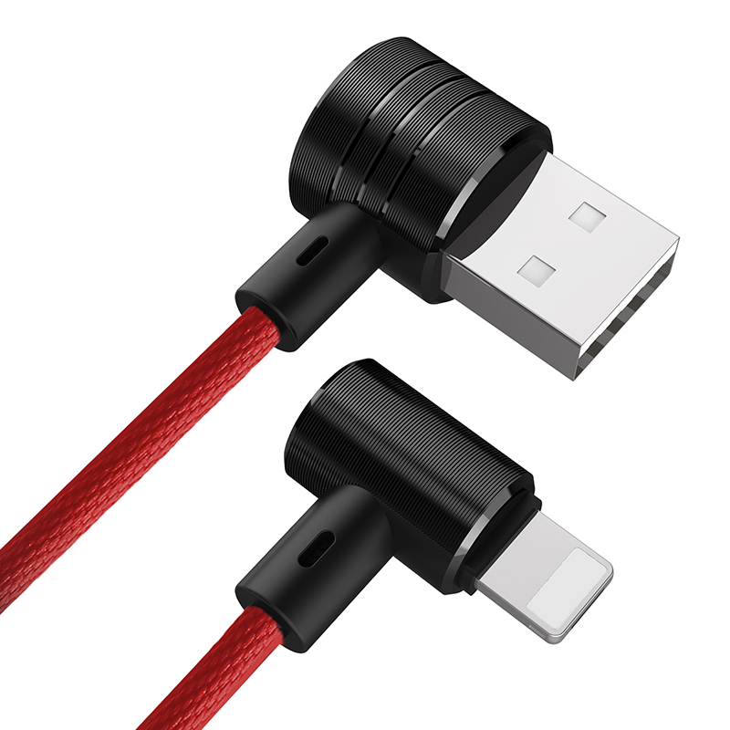 倍思Baseus苹果安卓数据线二合一磁吸适用苹果三星小米华为iphone6s/7/7plus/8/8p/X黑色壳+红色线