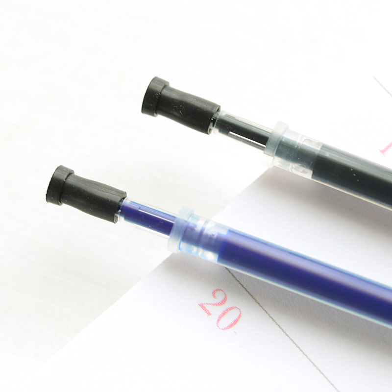 晨光考试必备中性笔芯AGR640C3 全针管0.5MM黑色水笔芯 60支装 蓝色高清大图