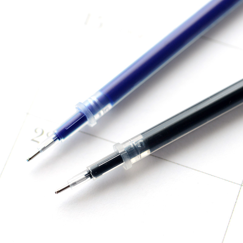 晨光考试必备中性笔芯AGR640C3 全针管0.5MM黑色水笔芯 60支装 蓝色高清大图
