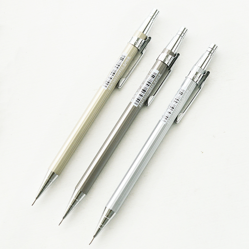 晨光文具自动铅笔MP1001 金属铁杆笔杆按动活动铅笔0.5 耐用活动铅笔 6支装