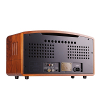 MAOKING 猫王 Tesslor立体声电子管收音机手工原木蓝牙音箱胡桃木