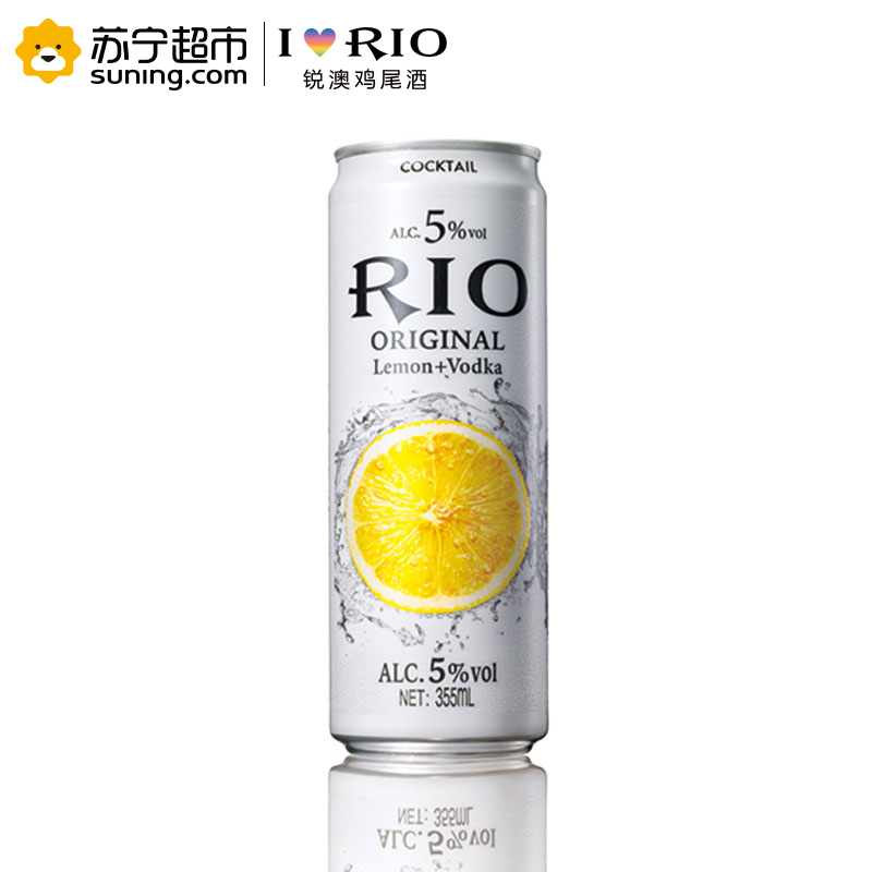 RIO锐澳本味系列5度预调鸡尾酒355ml*6罐 2种口味