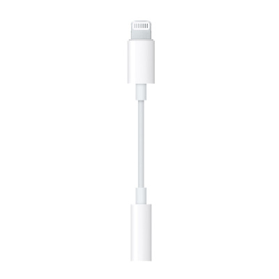 Apple MMX62FE/A Lightning 至 3.5 毫米耳机插孔转换器