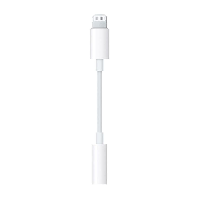 Apple MMX62FE/A Lightning 至 3.5 毫米耳机插孔转换器图片