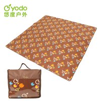 悠度户外 防潮垫 野餐垫 草地垫春游垫摇粒绒面料200x200加厚