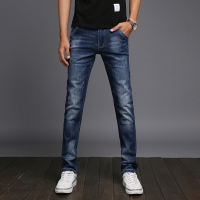 超音狼男装舒适透气夏季修身牛仔长裤韩版2017JX-3039