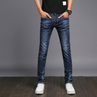 超音狼男装舒适透气夏季修身牛仔长裤韩版2017JX-3057