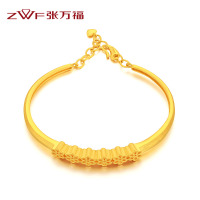 张万福珠宝精品黄金手镯花朵手镯足金手镯 花簇手镯DS-JPSZ0309