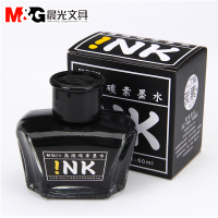 晨光文具钢笔专用墨水W9001 书写墨水 60ml 碳素黑 6瓶装