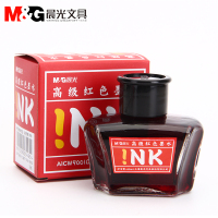 晨光文具钢笔专用墨水W9001 书写墨水 60ml 碳素黑 6瓶装