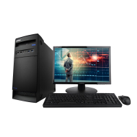 清华同方(THTF)超扬A3500-0064 商用台式电脑+19.5WLED(赛扬G3900 4G 1T 无驱 W7)