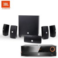 JBL Cinema 610+JBL AVR101功放 客厅卧室家庭影院5.1 电视音响套装