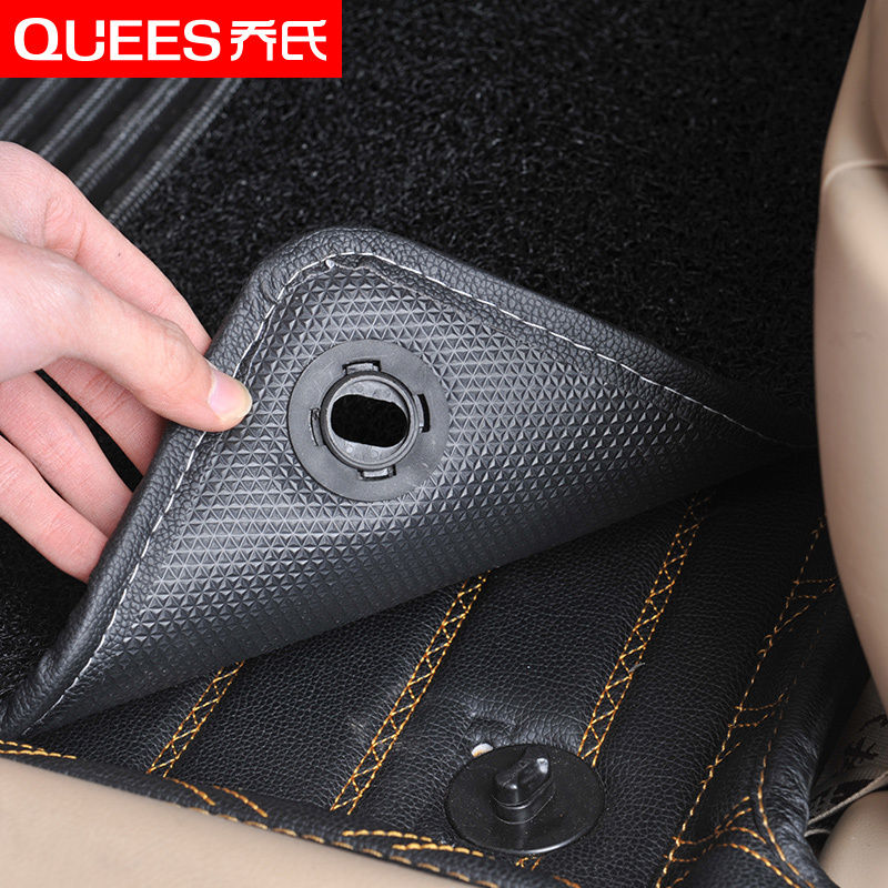 QUEES/乔氏 傲仕丝圈双层专车专用系列脚垫