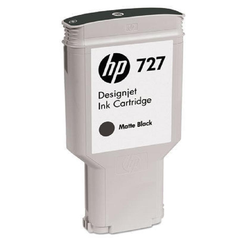 HP原装727号墨盒300毫升亚光黑色