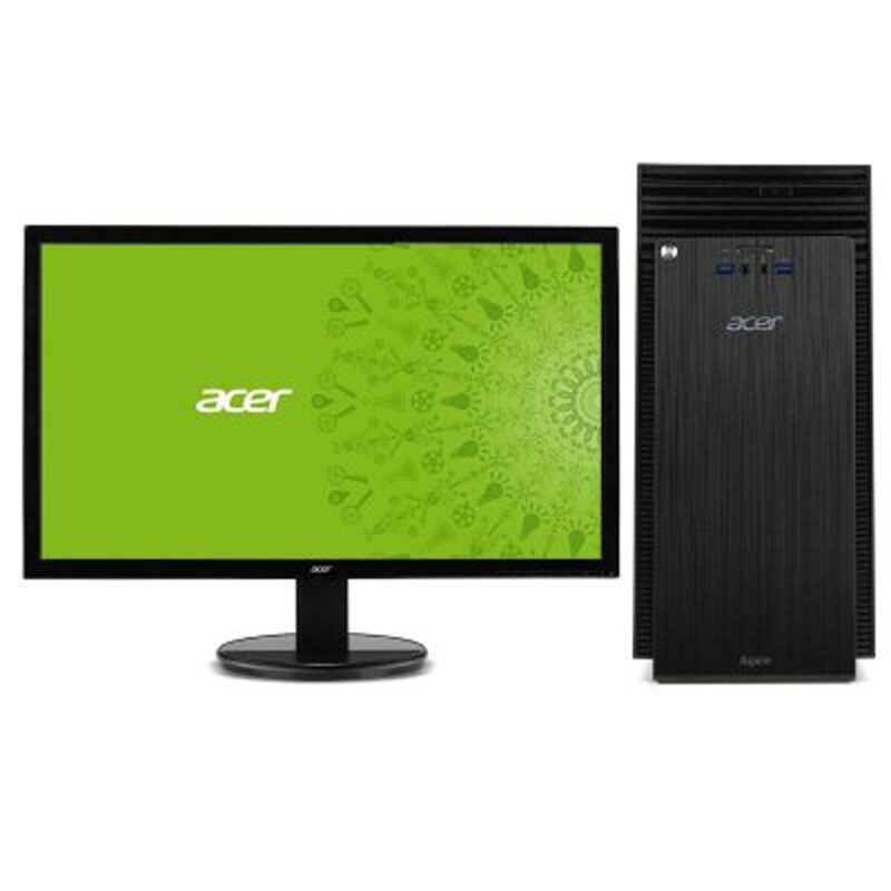 宏基(Acer)台式电脑Veriton D430(I5-6500 8G 1T 集成显卡 DVD刻录 21.5英寸)