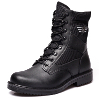 强人夏季透气镂空男靴户外耐磨作训飞行靴时尚高帮靴BA9-005