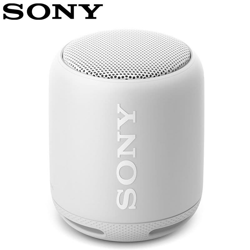 索尼(SONY) SRS-XB10/WC 便携迷你音响 IPX5防水设计 重低音无线蓝牙音箱 白色图片