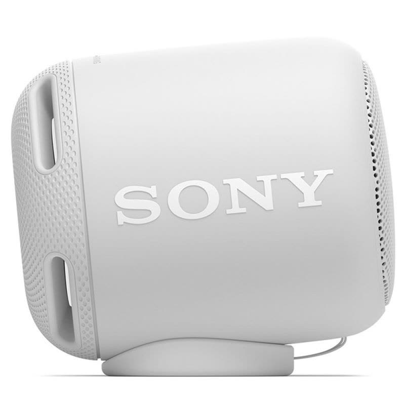 索尼(SONY) SRS-XB10/WC 便携迷你音响 IPX5防水设计 重低音无线蓝牙音箱 白色图片