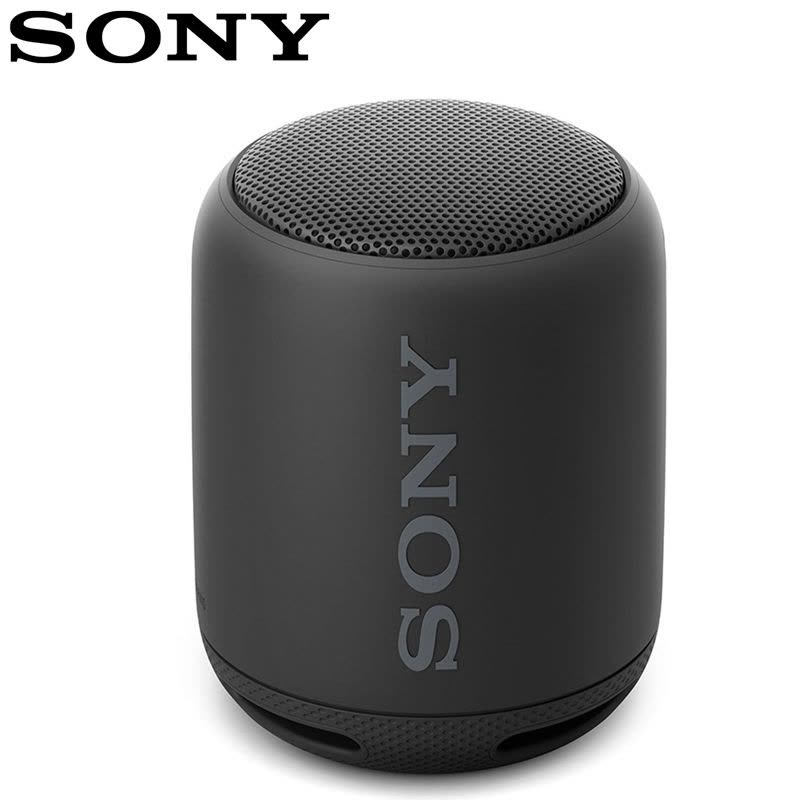 索尼(SONY) SRS-XB10/BC 便携迷你音响 IPX5防水设计 重低音无线蓝牙音箱 黑色图片