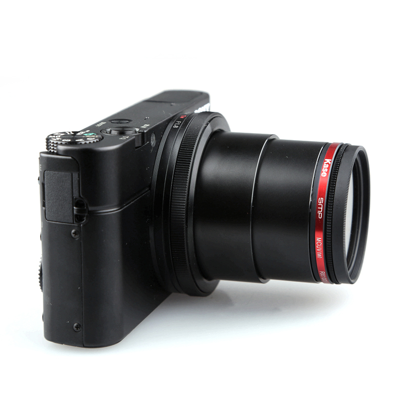 卡色(kase)UV镜 黑卡RX100 索尼M2 M3 M4 M5 M6 QX100松下LX10滤镜 二代黑圈MCUV镜