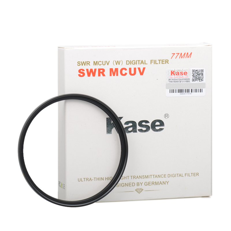 Kase卡色SWR MCUV 77mm 薄款防水多膜铜环滤镜 镜头保护镜 铜环防水防污镀膜 MCUV