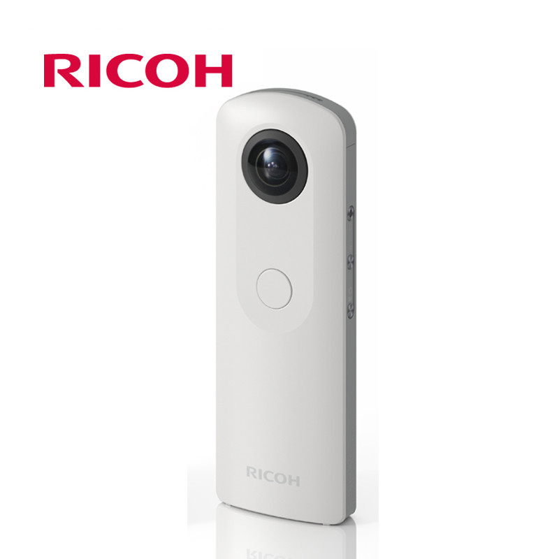 Ricoh/理光 theta sc 360度全景摄像数码相机 全景摄像机 1200万像素 米色 数码摄像机无显示屏