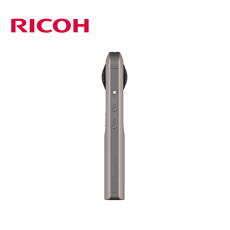 Ricoh/理光 theta sc 360度全景摄像数码相机 全景摄像机 1200万像素 米色 数码摄像机无显示屏