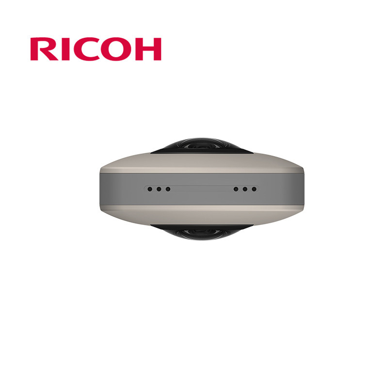 Ricoh/理光 theta sc 360度全景摄像数码相机 全景摄像机 1200万像素 米色 数码摄像机无显示屏
