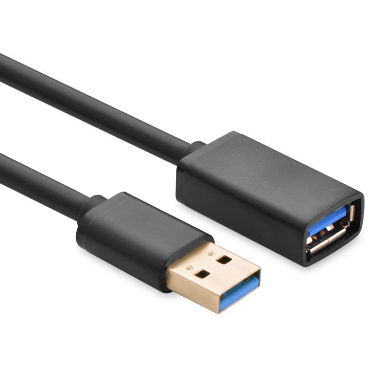 绿联 US129 USB3.0公对母延长线1米(黑色)图片