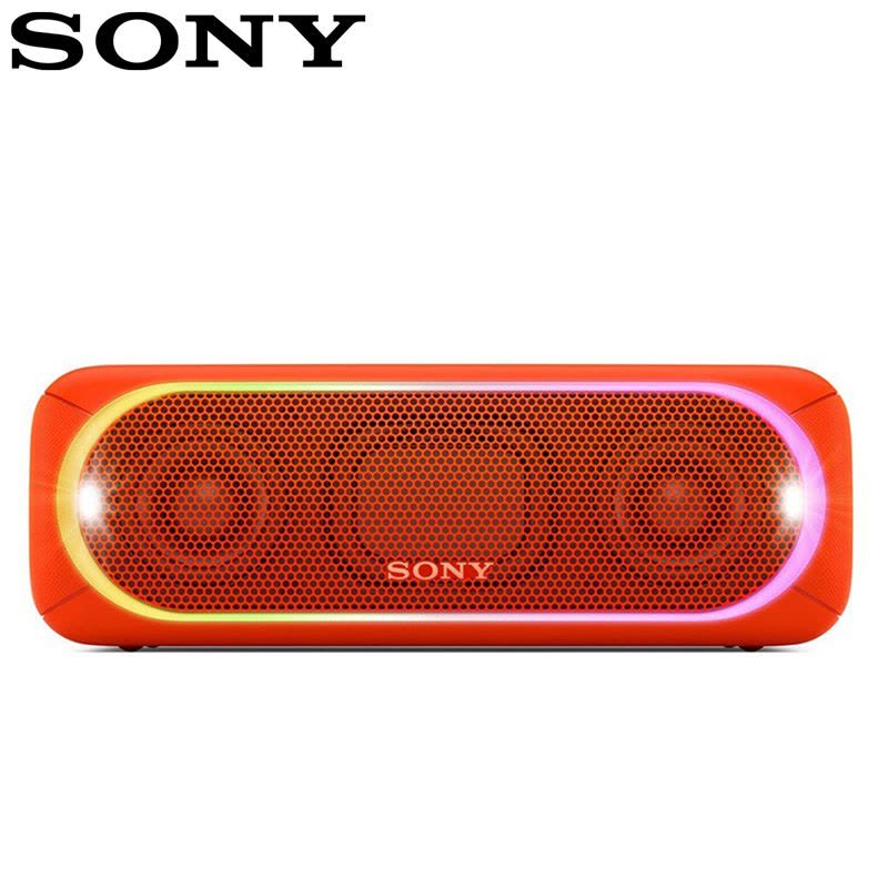 索尼(SONY) SRS-XB30/RC 重低音无线蓝牙音箱 IPX5防水设计便携迷你音响 红色图片