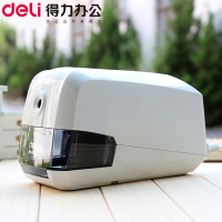 得力(deli)电动削笔器 削笔机 卷笔刀 刨笔器 削笔刀 转笔刀 学生文具 颜色随机