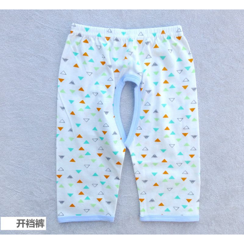 安笛贝乐品牌婴幼儿通用新生儿衣服0-3-6个月蓝色纯棉初生婴儿内衣套装婴幼儿系绳和服52-59cm
