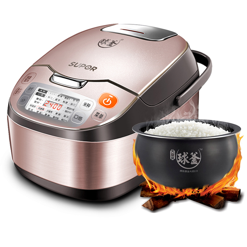 苏泊尔(SUPOR)电饭煲 电饭锅 4L容量 聚能球釜内胆微压烹饪CFXB40FC838-75