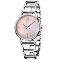 卡文克莱 CK女士手表 时尚镂空钢带简约系列 K3G2312E