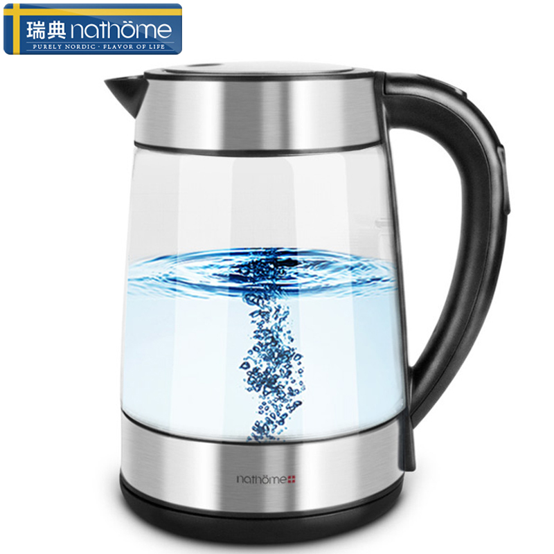 北欧欧慕(nathome)电热水壶家用玻璃调温保温1.7L NSH625E