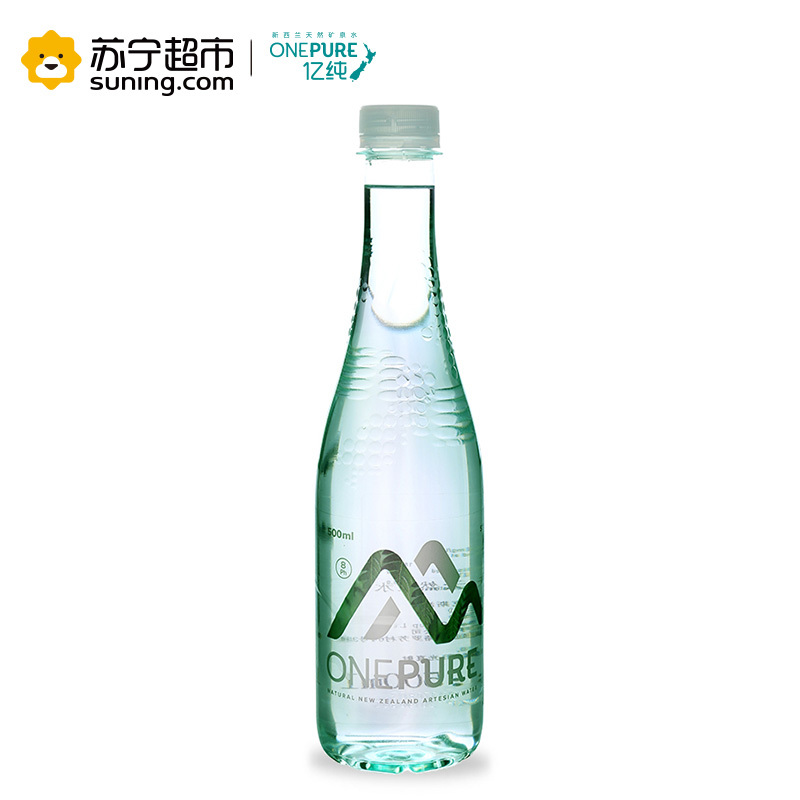 亿纯 ONE PURE 天然弱碱性矿泉水经典款500ml*24瓶整箱装新西兰原装进口矿泉水饮用水