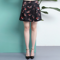 A&D女士小鸟印花短裙