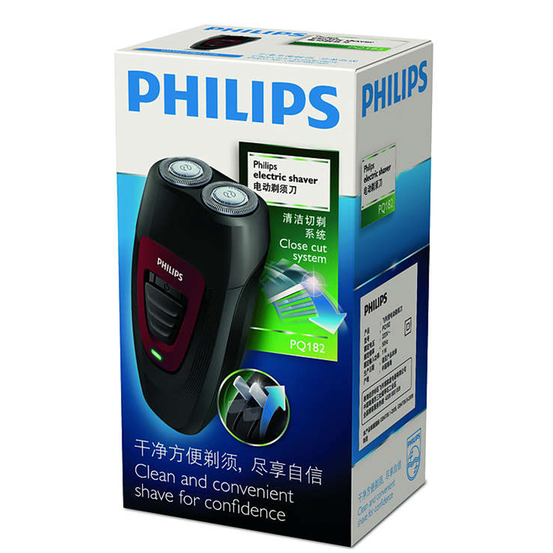 飞利浦(PHILIPS)电动剃须刀 充电式刮胡刀 PQ182