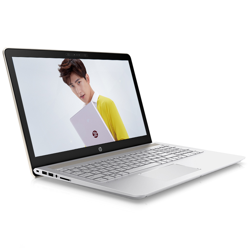 惠普（HP）畅游者Pavilion 15-cc708TX15.6英寸轻薄本笔记本电脑（Intel I5-7200U 4GB 500GB 2G独显 金色）高清大图