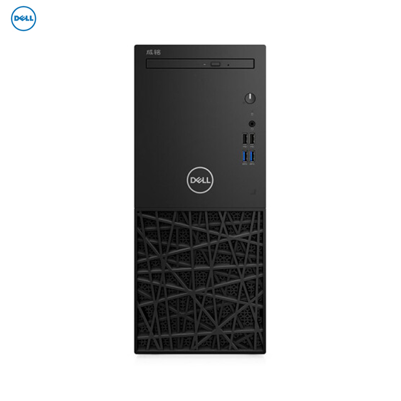 戴尔(DELL)成铭3977商用台式电脑 单主机(i3-7100 4GB 1TB+128G固态 DVDRW W10H)高清大图