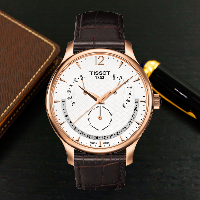 瑞士正品天梭TISSOT-经典系列 T063.637.36.037.00 男士石英表