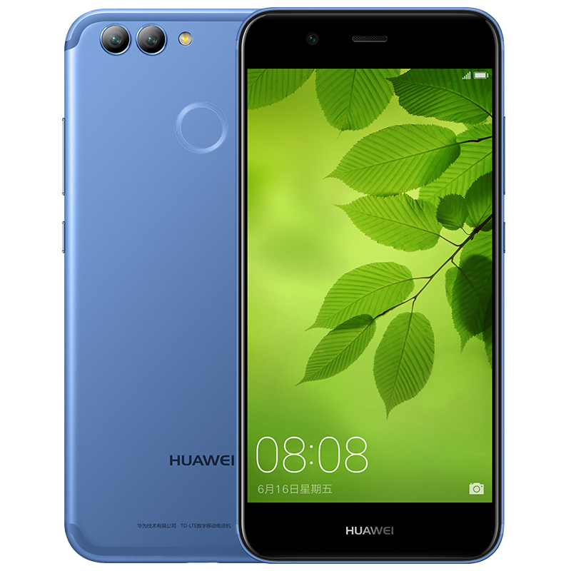 [6期免息]HUAWEI/华为nova 2 Plus 4GB+128GB 极光蓝移动联通电信4G手机