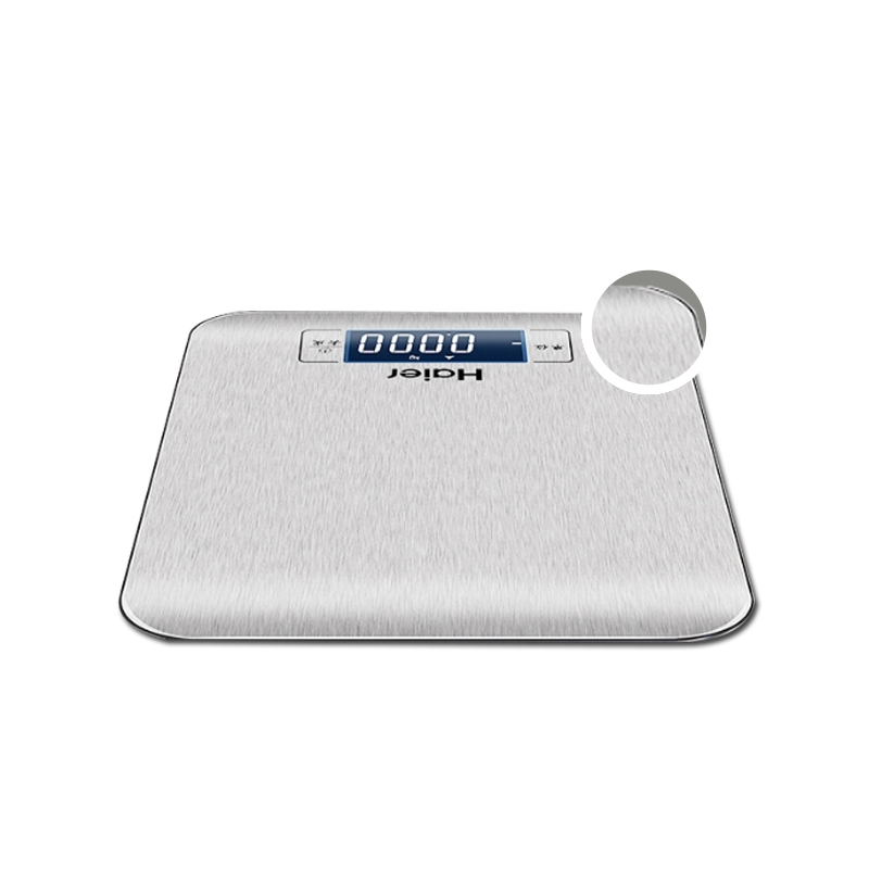 海尔(Haier)电子秤 CFC01-00 精准迷你家用厨房秤烘培克称食物称重烘焙 银色