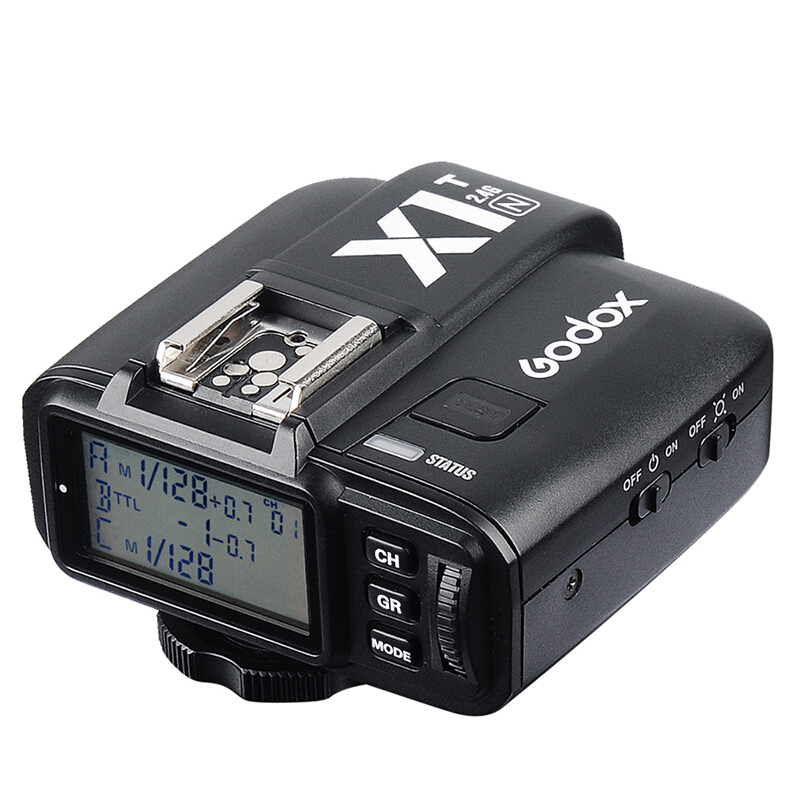 神牛(Godox)X1T-N 2.4G无线发射器机顶外拍灯触发器引闪器 尼康高速同步TTL单发射器 单发射器