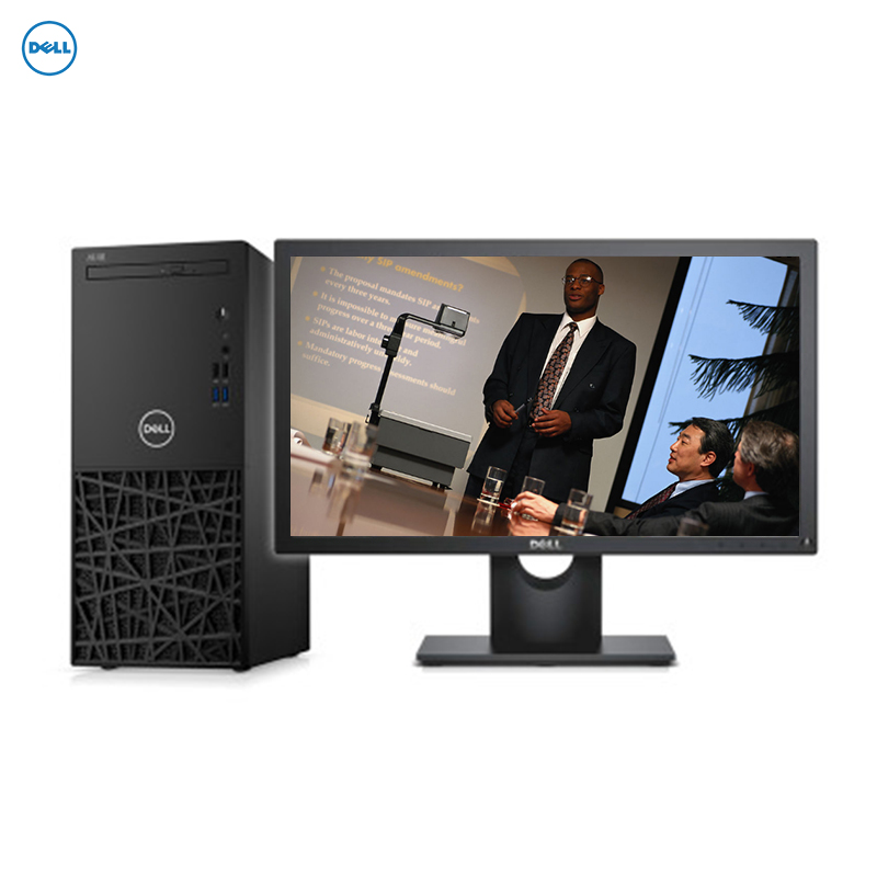 戴尔(DELL)成铭3967 商用台式电脑 23英寸显示器(i5-6500 4GB 1T+128G 刻录 W10H)